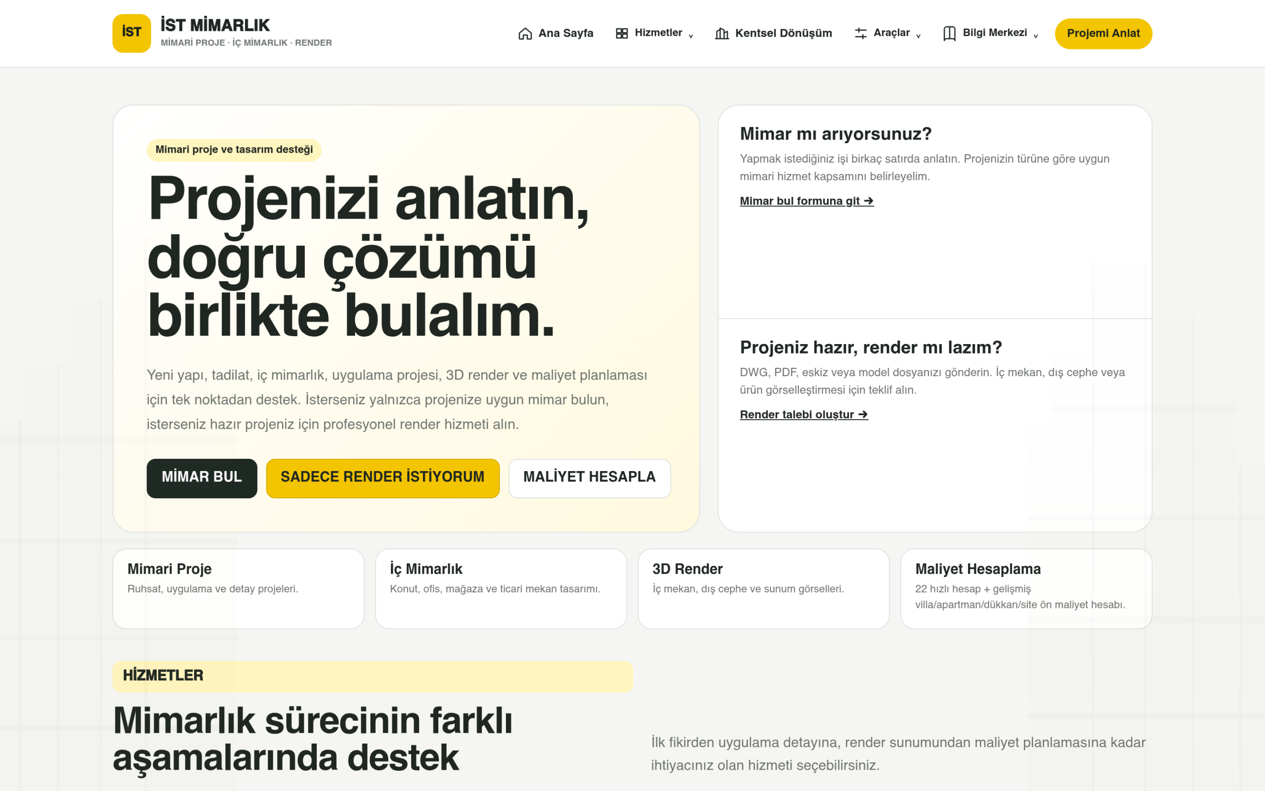 Gerçek web sitesi ekran görüntüsü